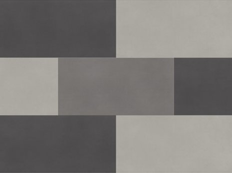 wineo Designboden Verlegekombinationen Muster Grautöne vermischt