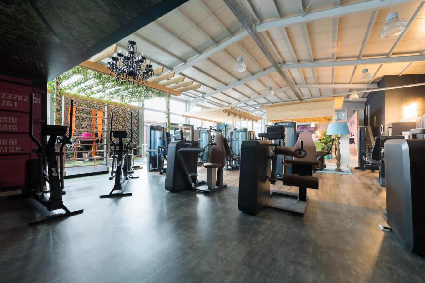 wineo Bodenbelag Fitnessstudio Sportboden Fantasieoptik