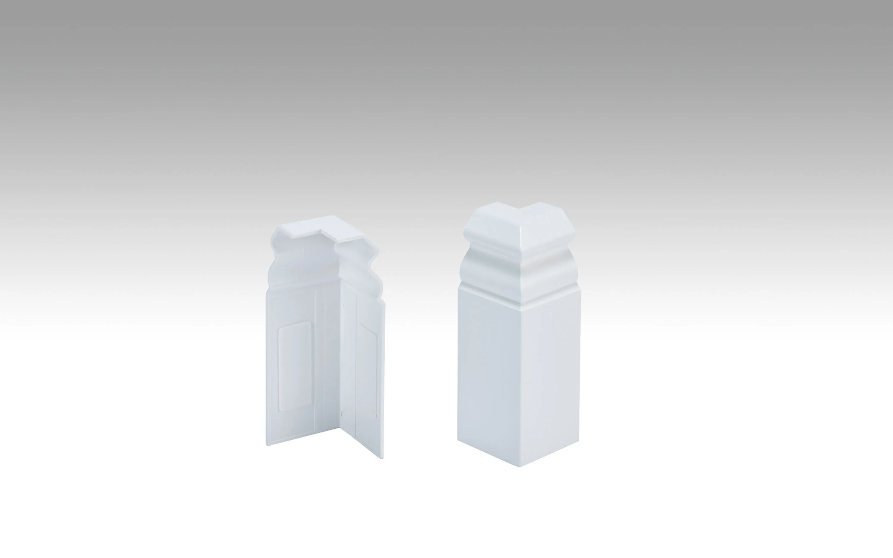 Accessories | External corner 80er Hamburger white