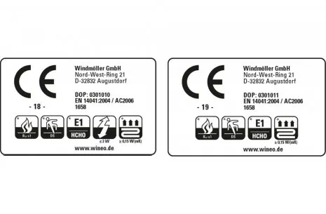 wineo Designboden CE-Prüfkennzeichen Auszeichnung Zertifizierung