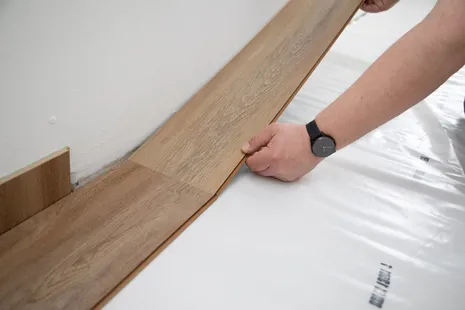 Verlegung wineo Designboden Verlegung wineo 400 Multi-Layer zum Klicken Designboden DIY Holzoptik