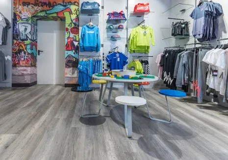wineo Bodenbelag wineo Bodenbelag Holzoptik Grau im Geschäft mit Kinderbekleidung